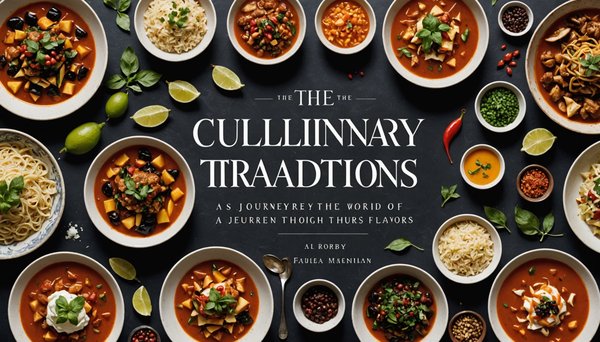 Les traditions culinaires du monde : un voyage à travers les saveurs